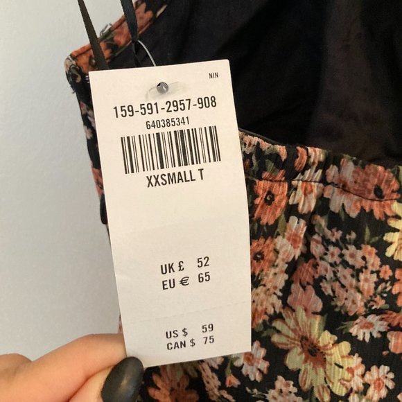 Floral Halter Mini Dress - Picture 4 of 4